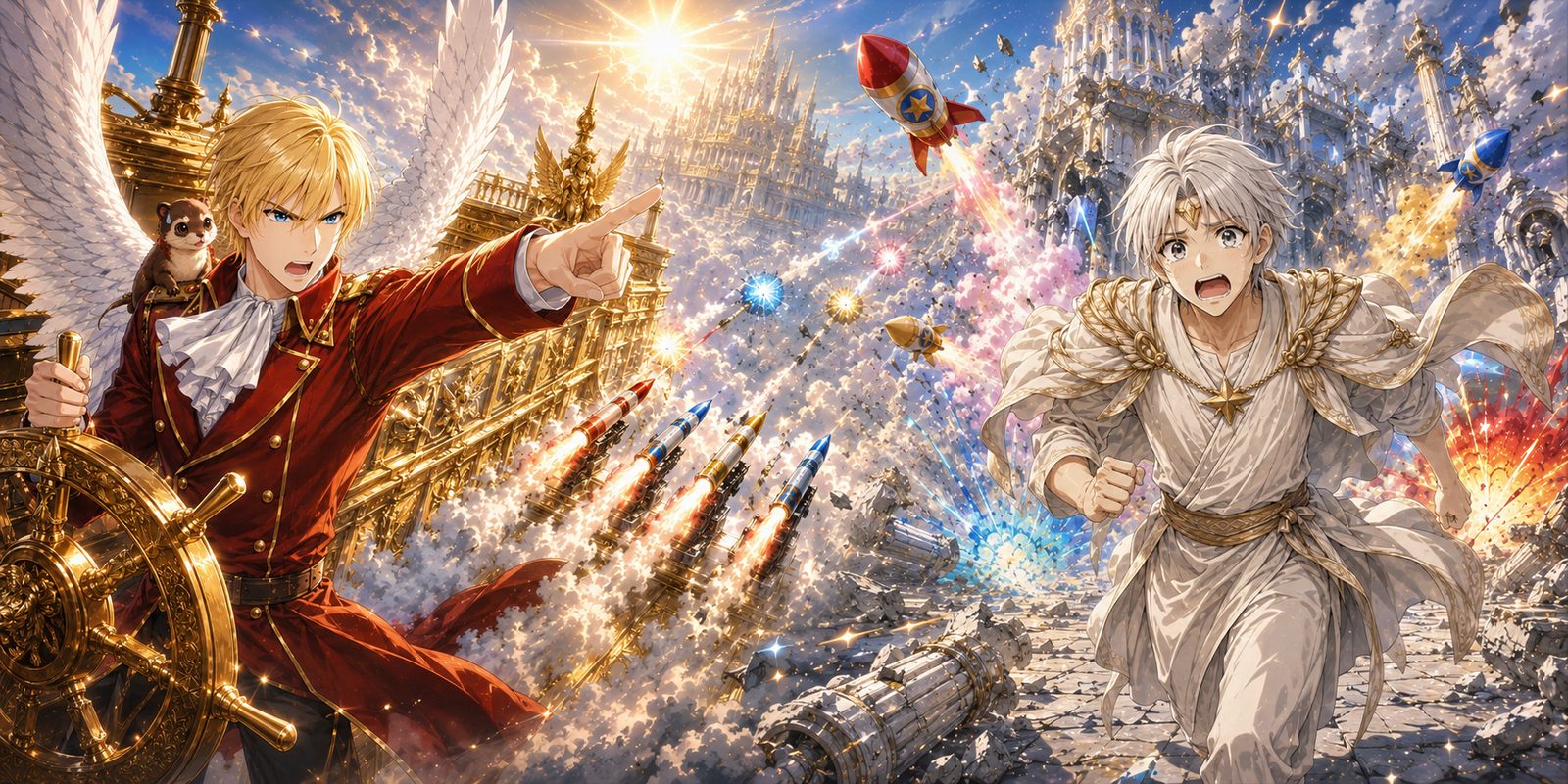 夜送舟艇のプリン艇団 第1章の挿絵