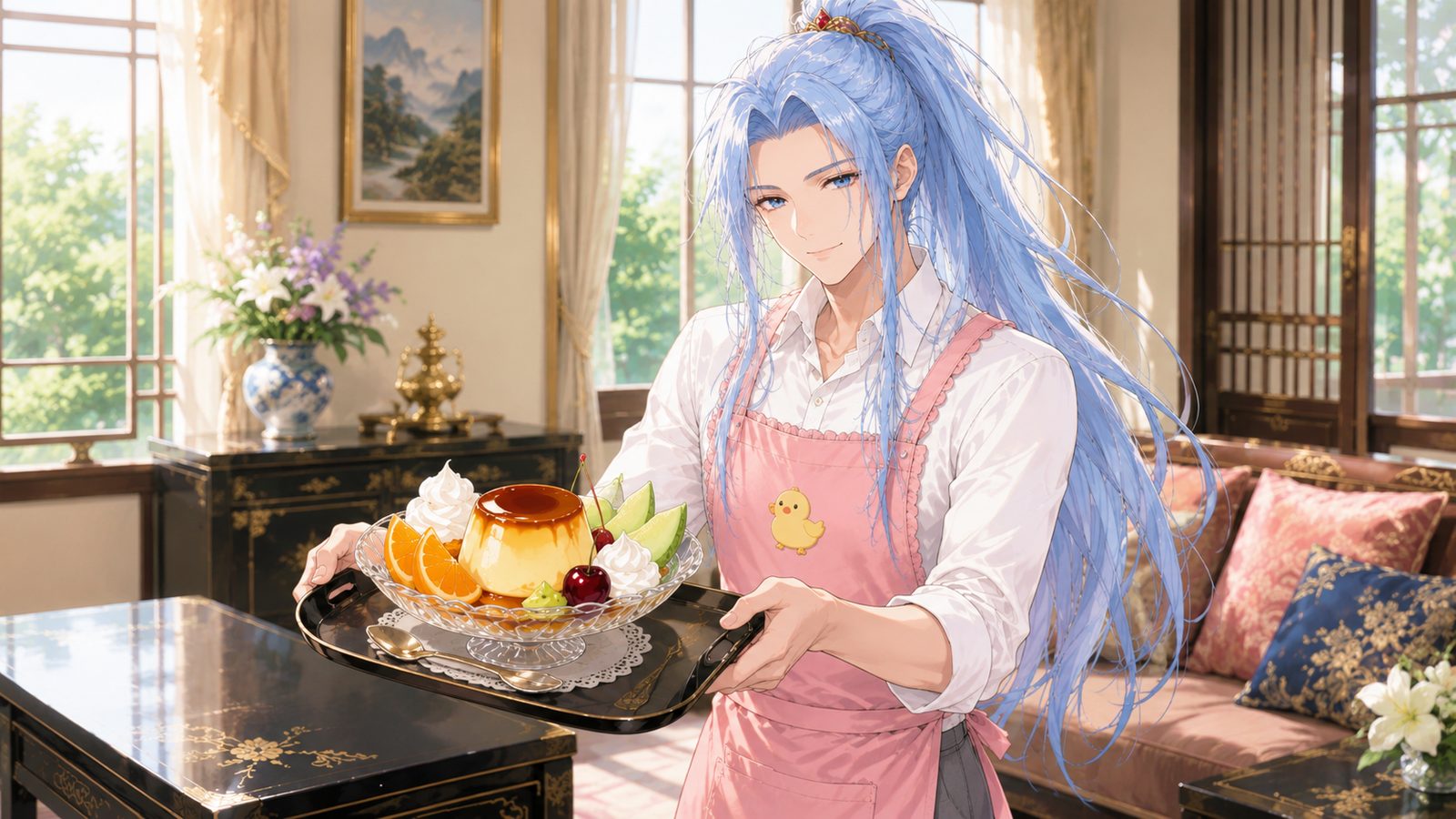 夜送舟艇のプリン艇団 第3章の挿絵